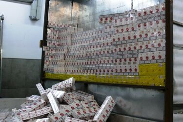 Udaremniono przemyt papierosów wartych ponad 100 tys. zł