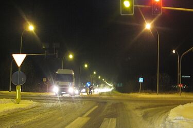 Policjanci kierują ruchem na największych białostockich skrzyżowaniach