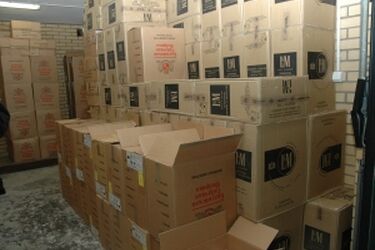 Gigantyczny przemyt papierosów w transporcie zmywarek