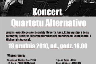 Quartet Alternativo -  rodzinny koncert w Teremiskach