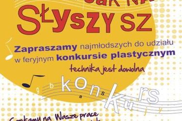 Pokaż jak nas słyszysz. Weź udział w konkursie plastycznym