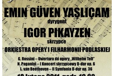 Igor Pikayzen - znakomity skrzypek zagra w filharmonii