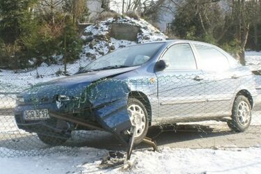 Pijany, sam powiadomił policję, że spowodował kolozję
