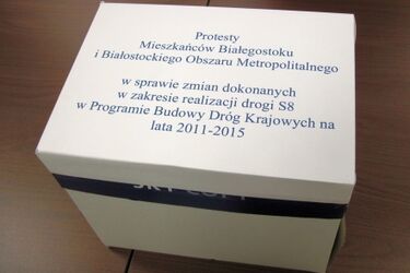Petycja ws. budowy drogi Białystok - Warszawa trafi do premiera