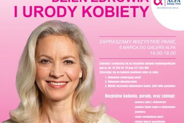 Dzień zdrowia i urody kobiety. Zapisz się na bezpłatną mammografię