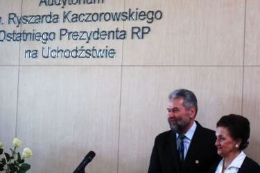 Ryszard Kaczorowski patronem audytorium biblioteki UwB