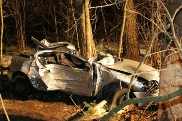 Śmiertelny wypadek na trasie  Białystok - Hryniewicze