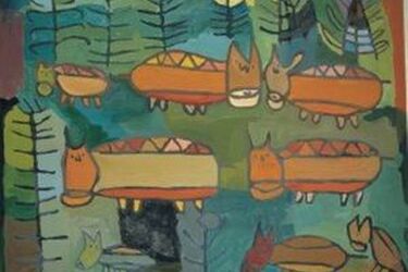 Wystawa florystyczna i  malarskie pejzaże Krzysztofa Gieniusza