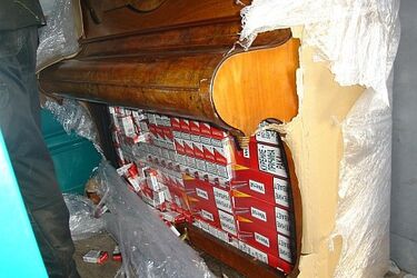 Muzykalny przemytnik. Wiózł pianina wyłełnione papierosami