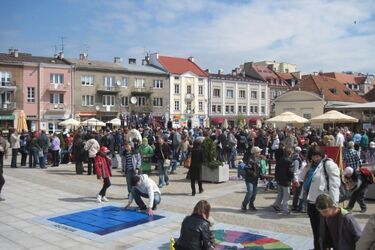 Piknik na Rynku Kościuszki na 20-lecie Straży Granicznej