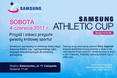 Eliminacje Samsung Athletic Cup 2011 w Białymstoku