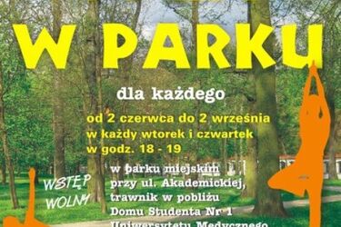 Joga w parku dla każdego