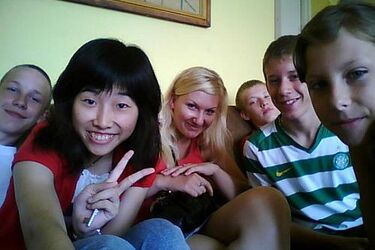 Zagraniczni wolontariusze w białostockich ośrodkach