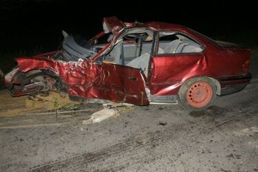 Tragiczny wypadek w powiecie bielskim. 22-letni kierowca zginął na miejscu