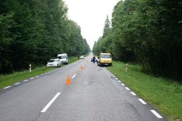 Potrącony pieszy zginął na miejscu wypadku