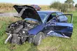 Wypadek na zakręcie. Dwumiesięczne dziecko trafiło do szpitala