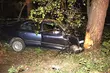 Samochód uderzył w drzewo. Jedna osoba nie żyje, dwie ranne