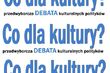 Co dla kultury? Przedwyborcza debata kulturalnych polityków