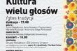 Kultura wielu głosów. Głos tradycji - spotkanie i koncert