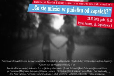 Co się mieści w pudełku od zapałek? Wystawa fotografii otworkowej