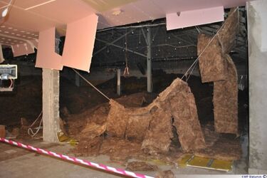 Augustów: w sklepie zawalił się sufit. Jest ranny 