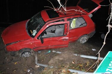 Wypadek na krajowej "ósemce"