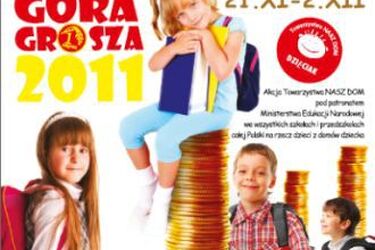 Góra Grosza 2011. Zbiórka  monet na rzecz domów dziecka