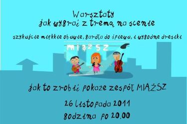 Jak wygrać z tremą na scenie? Uczy zespół Miąższ [wideo]
