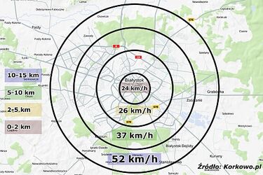 Raport: Białystok coraz bardziej zakorkowany