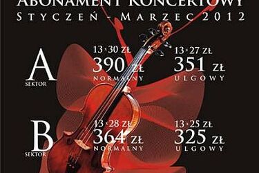 Karnety do Opery i Filharmonii Podlaskiej na 2012 rok są w sprzedaży