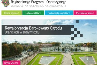 Podlaski portal o funduszach unijnych jednym z najlepszych w Europie