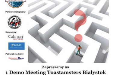Nauka sztuki przemawiania. Spotkanie klubu Toastmasters 