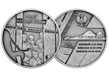 Do obiegu weszły monety upamiętniające Polaków ratujących Żydów
