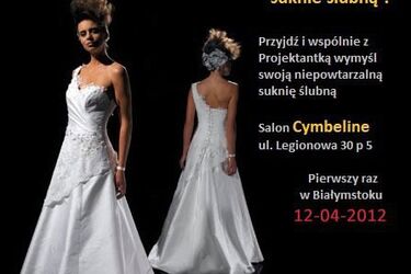 Można zaprojektować indywidualną suknię ślubną
