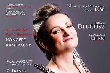 Koncert na flet i fortepian w Pałacu Branickich