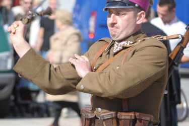 Piknik militarno-historyczny na Rynku Kościuszki