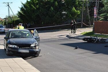 Tragiczny wypadek w Sokółce. Zginął 15-letni motorowerzysta