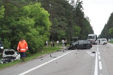 Wypadek na krajowej "ósemce". 4 osoby w szpitalu