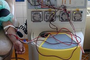 Akcja oddawania krwi pod urzędem miejskim