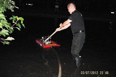 Ulewa podtopiła centrum Białegostoku