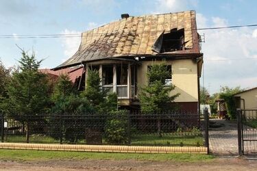 Pożar w Bielsku Podlaskim. Dwie osoby walczą o życie