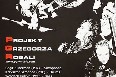 Klezmerzy pod chmurką na tarasach CLZ. Koncert P.G.R. Projektu Grzegorza Rogali