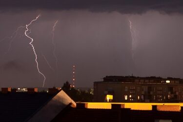 Burzowa pogoda powoli opuszcza Podlasie