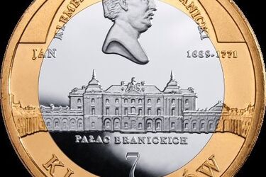 7 klemensów - kolejną monetą  z wizerunkiem hetmana Branickiego