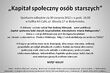 Kapitał społeczny osób starszych. Otwarta debata socjologiczna