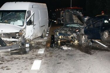 Wypadek z łosiem. 26-letni mężczyzna w ciężkim stanie