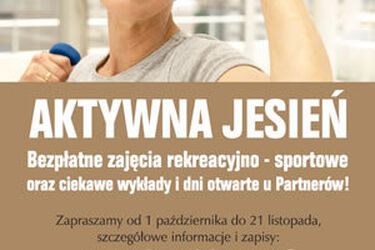 Bezpłatna siłownia, gimnastyka i fitness. Ruszył program "Aktywna jesień" 