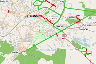 Sprawdź mapę utrudnień drogowych w Białymstoku