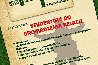 Wolontariusze Muzeum Wojska poszukiwani