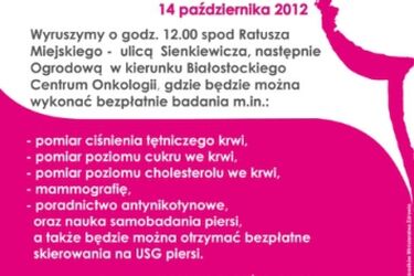 Zmierz ciśnienie, zbadaj cholesterol. Kolejny Marsz Nadziei